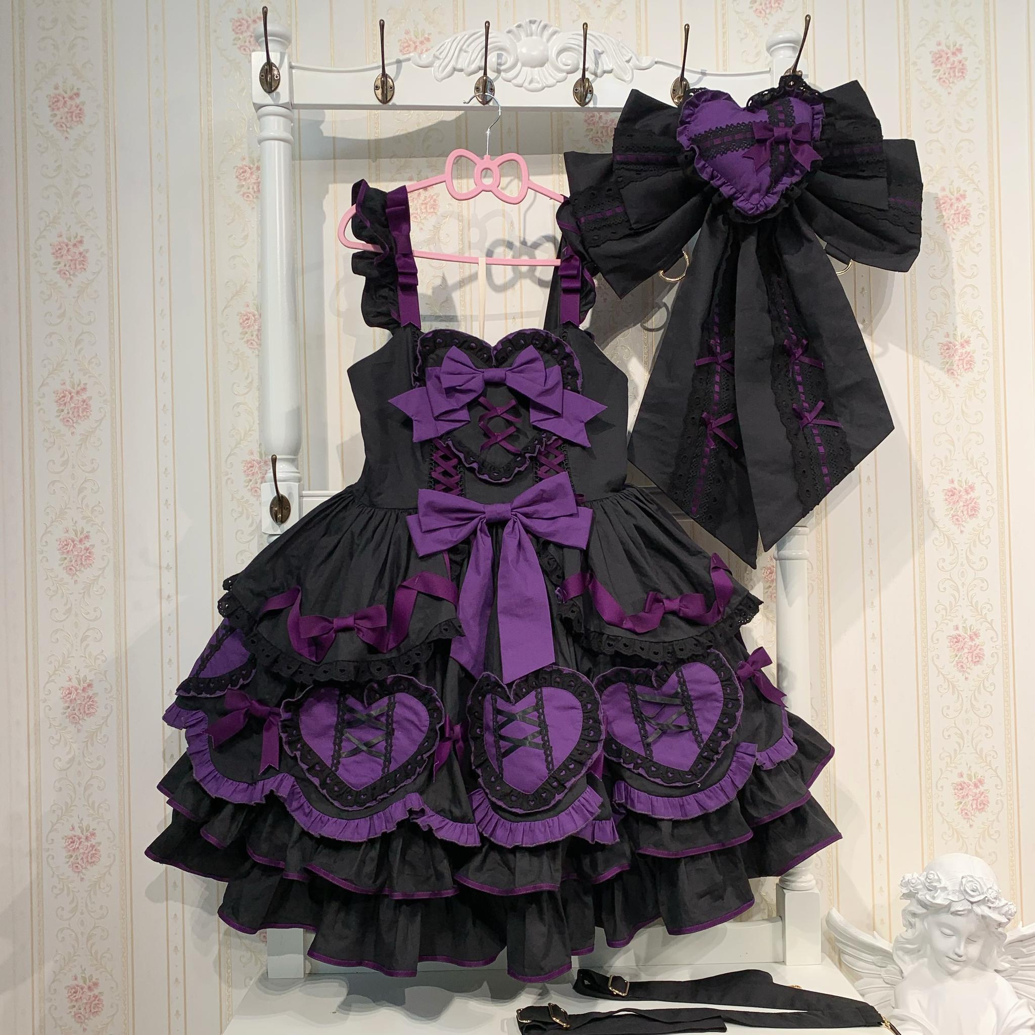 Chubby Cat Diary - Icing Sugar Gift Box - Plus Size Sweet Lolita JSK Dress Set