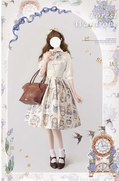 Forest Wardrobe~Eternal Echo~Sweet Lolita Skirt Classic Daily Lolita Blouse 20198:638286