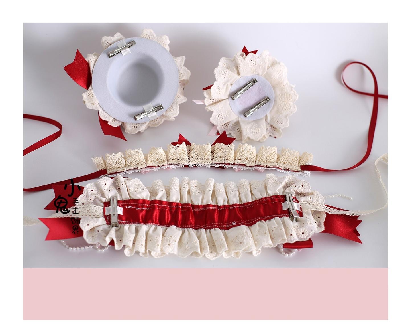 Xiaogui - Sweet Lolita Headdress, Triangle Cake Clip