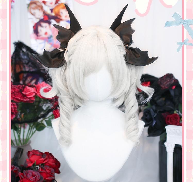 Dalao Home - Daily Lolita Curly Wig, Detachable Double Ponytail 44321:805508