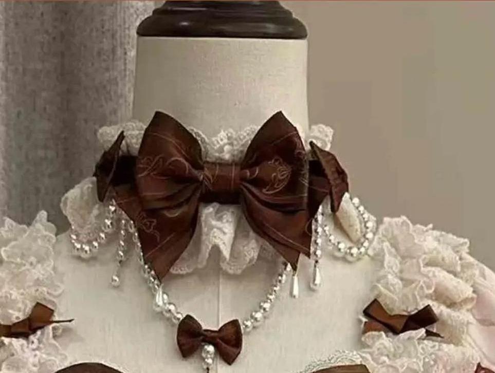 Little Bear Workshop - Sweet Lolita Headdress and Accessories Choker Only One Size