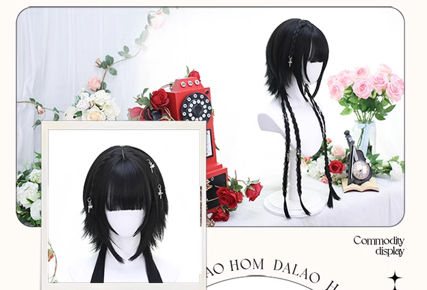 Dalao Home~Moon Night~Lolita Highlights Bang Wigs Multicolor   