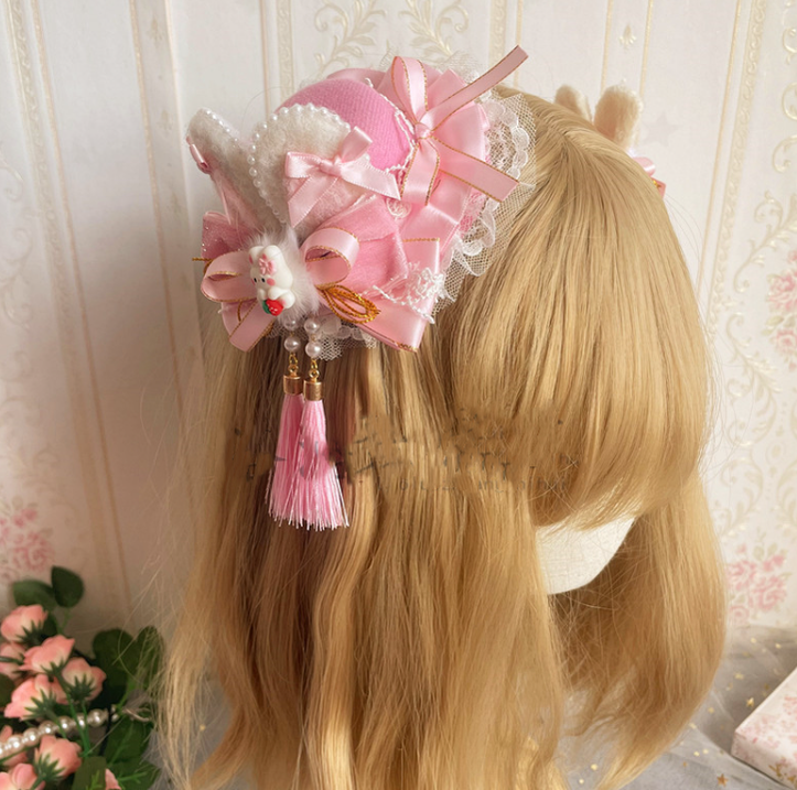 Luoluo Decoration - Han Lolita Pink Head Accessory