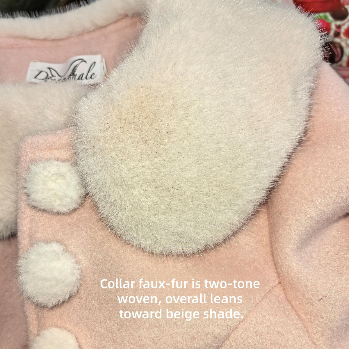 Rabbit Heart Knot - Sweet Lolita Winter Short Coat, Detachable Bunny-Ear Collar 45891:866930