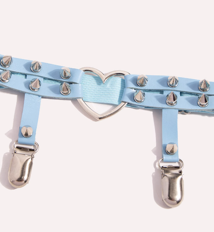 Day Dream - Punk Lolita Garters Stocking Clips Multicolors blue (price is for one; buy two for a pair)