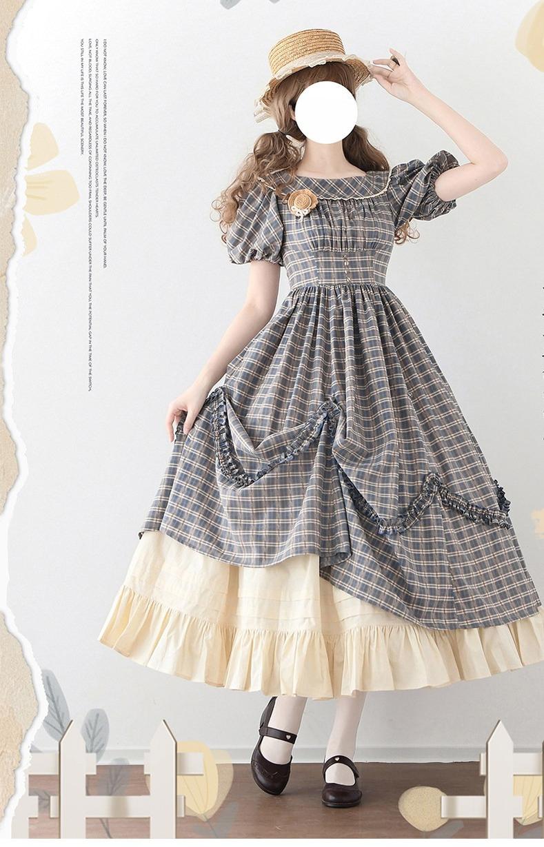 Classic Lolita Cotton Underskirt, Ruffles Hem