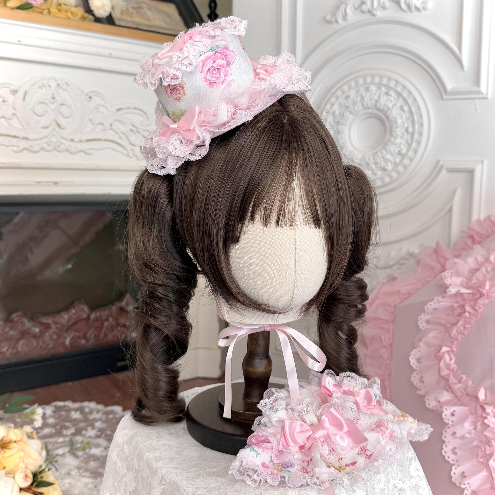 Spring 2025 - Old School Lolita Floral Print JSK Dress, Doll-Like OP (L M S XL) 45247:842799