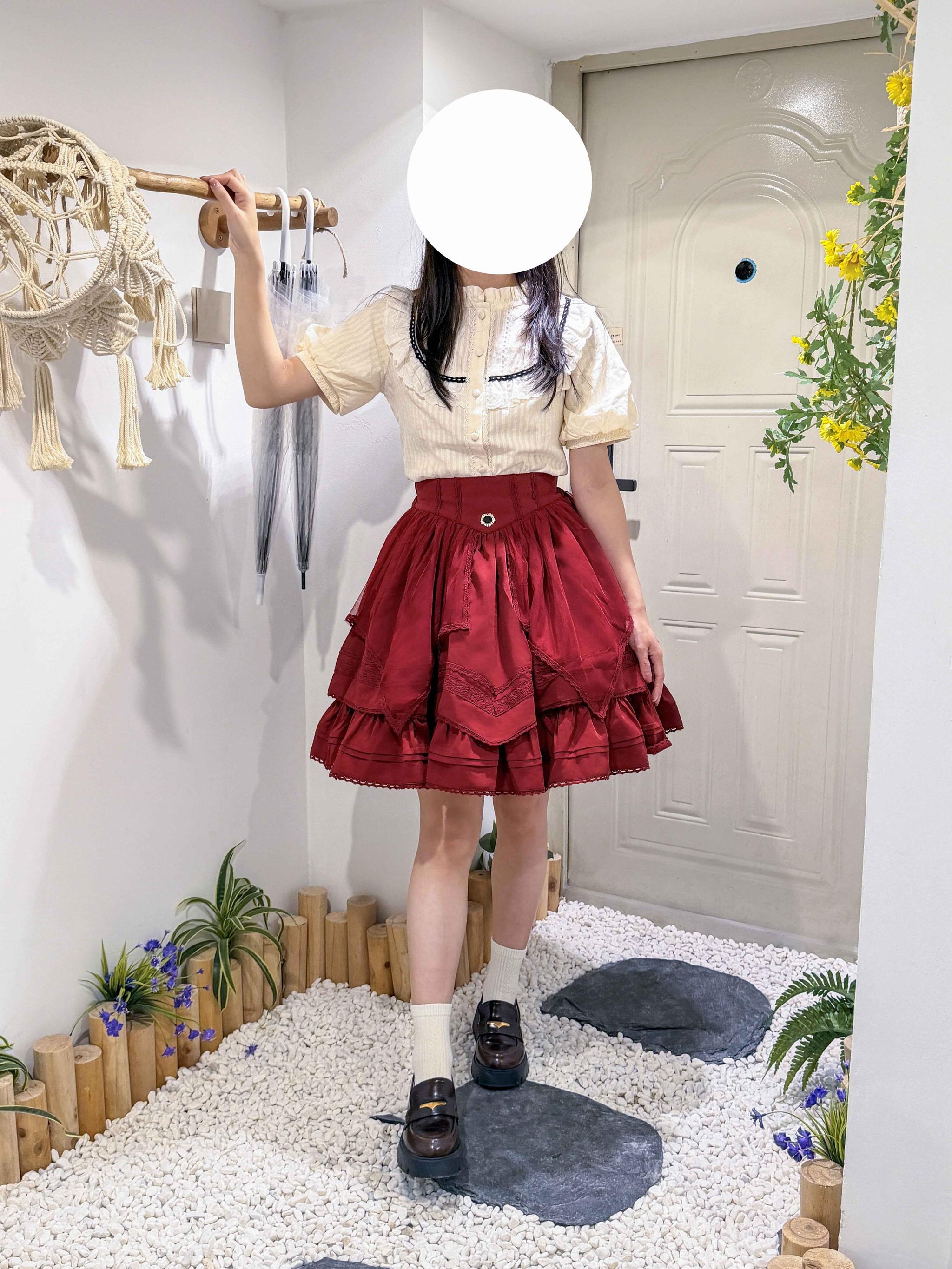 Noloria by 42Lolita - Medium-High Volume Lolita White Puffy Petticoat, 17.7" (45 CM)