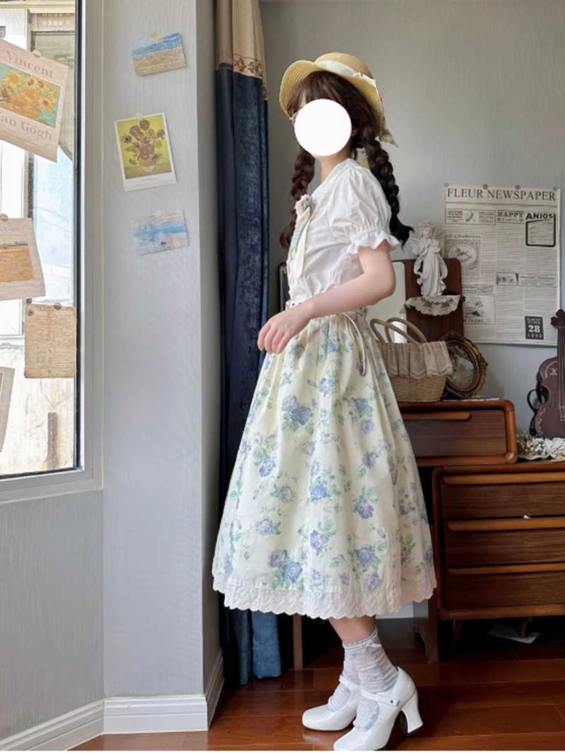 (Buyforme)Miss Point~Customized Vintage Sweet Elegant Rose Skirt 16832:225358