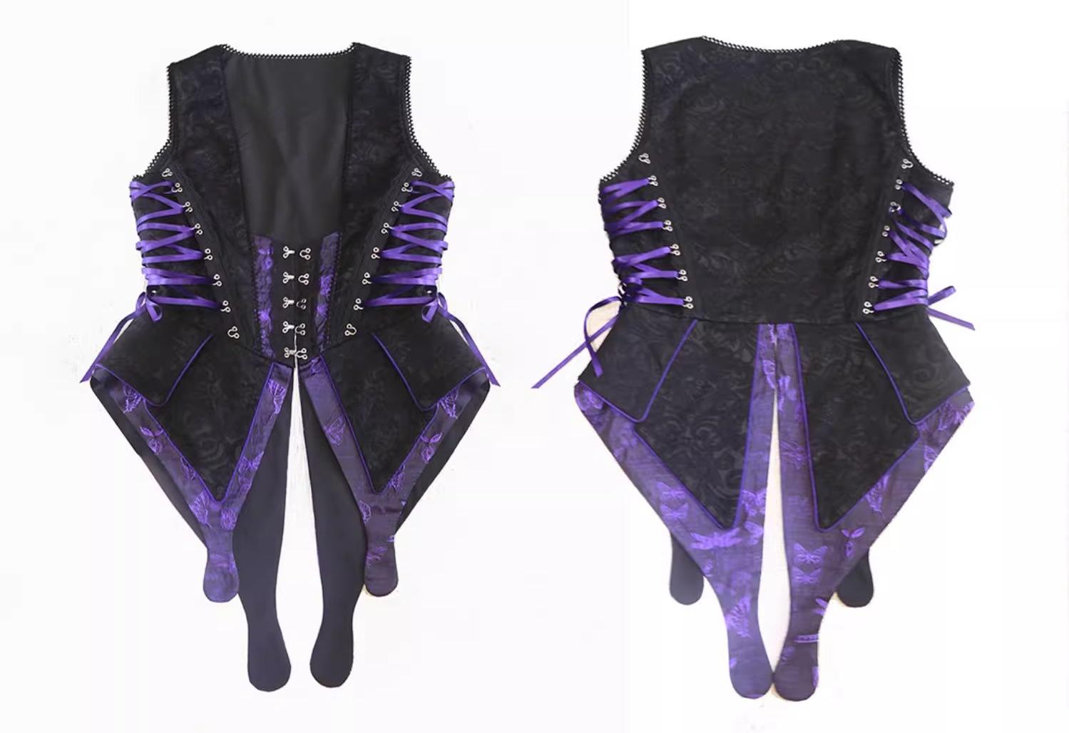 (BFM)MILU ORIG~Herbarium~Gothic Lolita Skirt Set Vest Blouse Multicolors 33392:417126