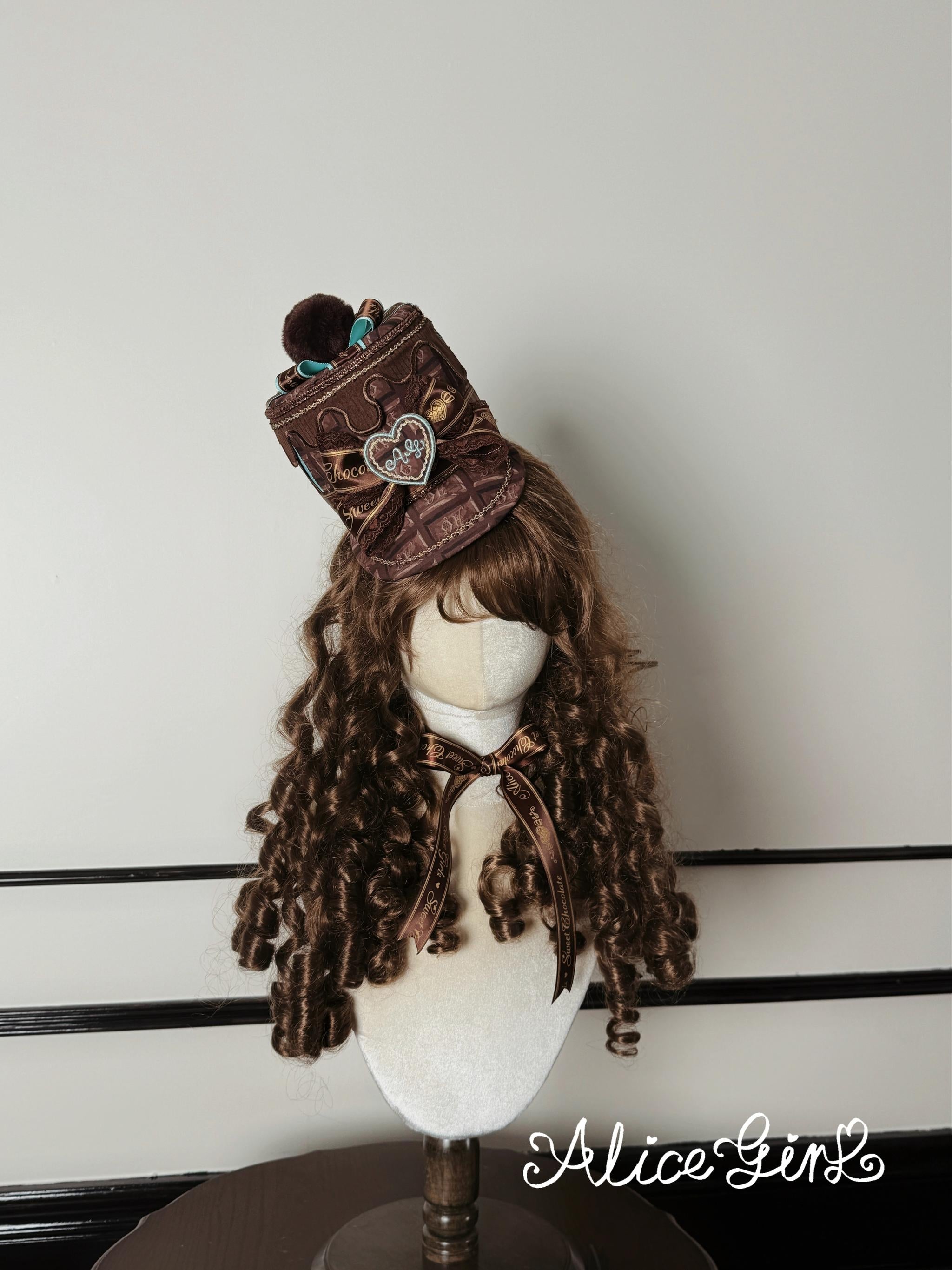 Alice Girl - Bear Chocolate Bar - Kawaii Lolita Headdress Set A Hat