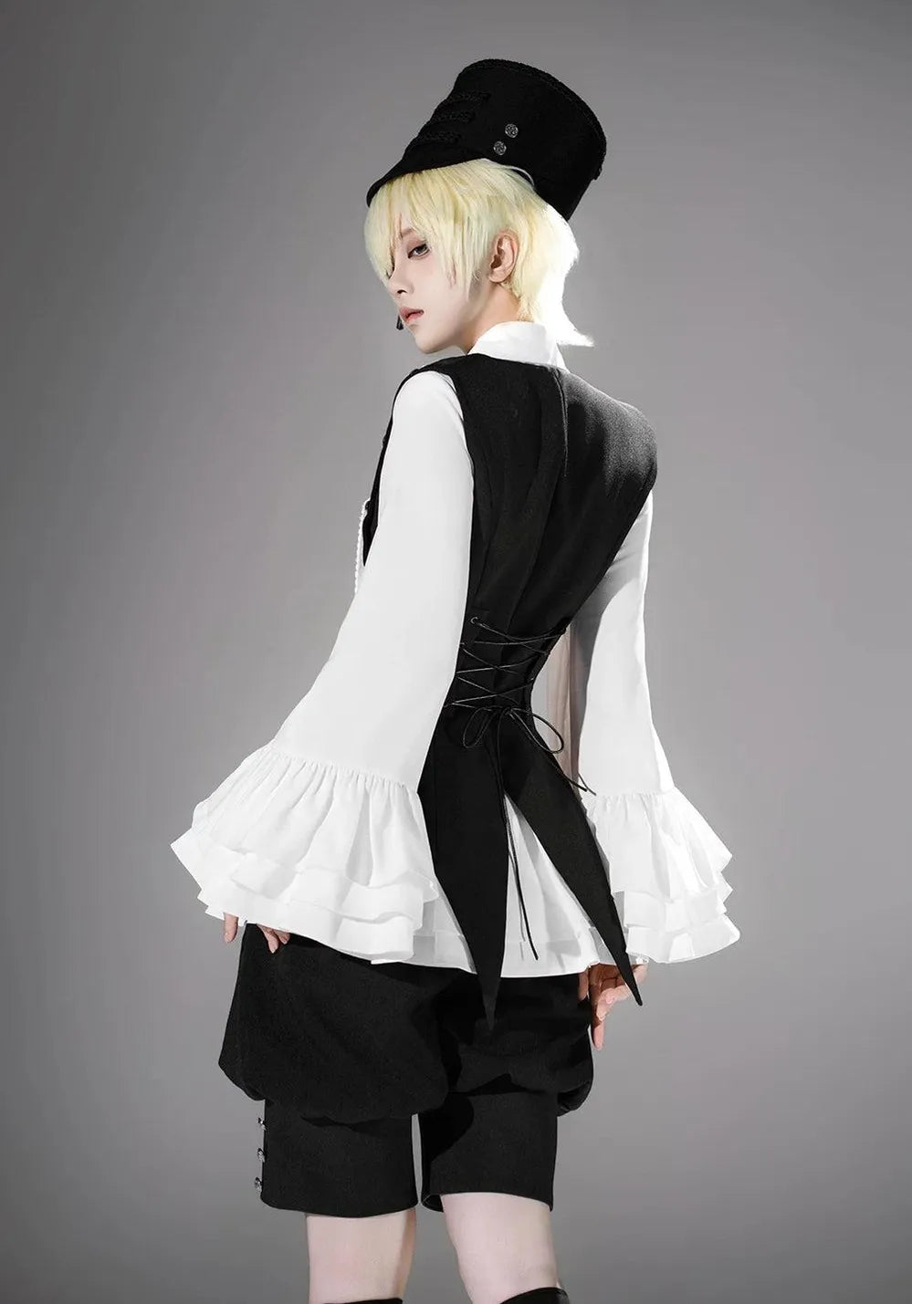 Ashes - Vintage Ouji Lolita Blouse and Shorts Set