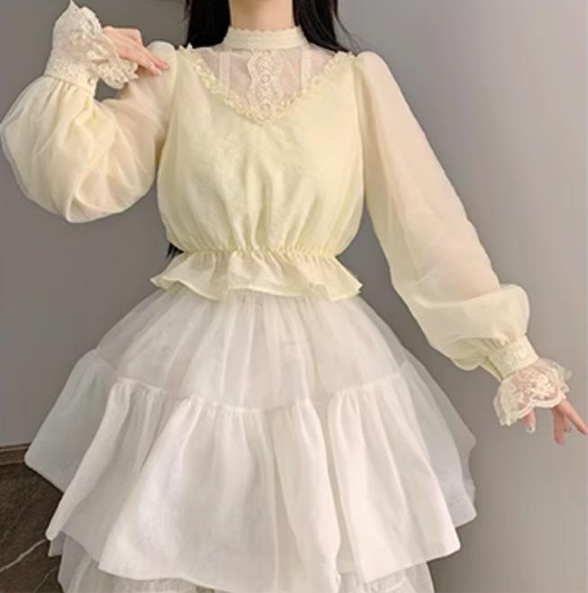With PUJI~Love Poem~Classic Lolita Shawl 3-Color Versatile Spring Innerwear 34750:492312