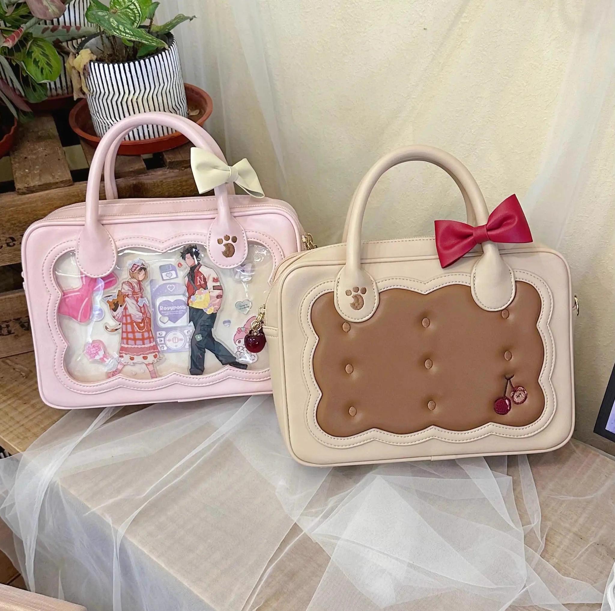 Morning Glory - Kawaii Lolita Bag Cherry Biscuit Shoulder Crossbody Handbag
