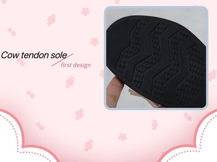 Fairy Godmothe~Preppy Style Flat Shoes Mid Heel Round Toe Lolita Shoes 32688:407422