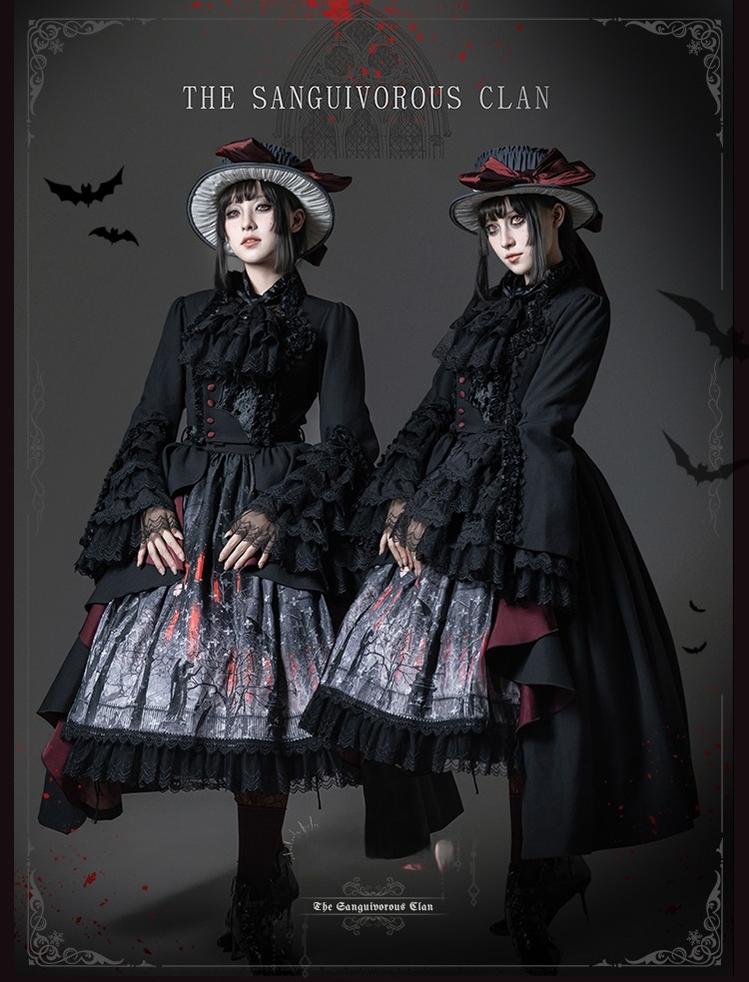 TALEBRINGER - The Sanguivorous Clan 2.0 - Gothic Lolita Coat, Blouse & SK 44090:794650