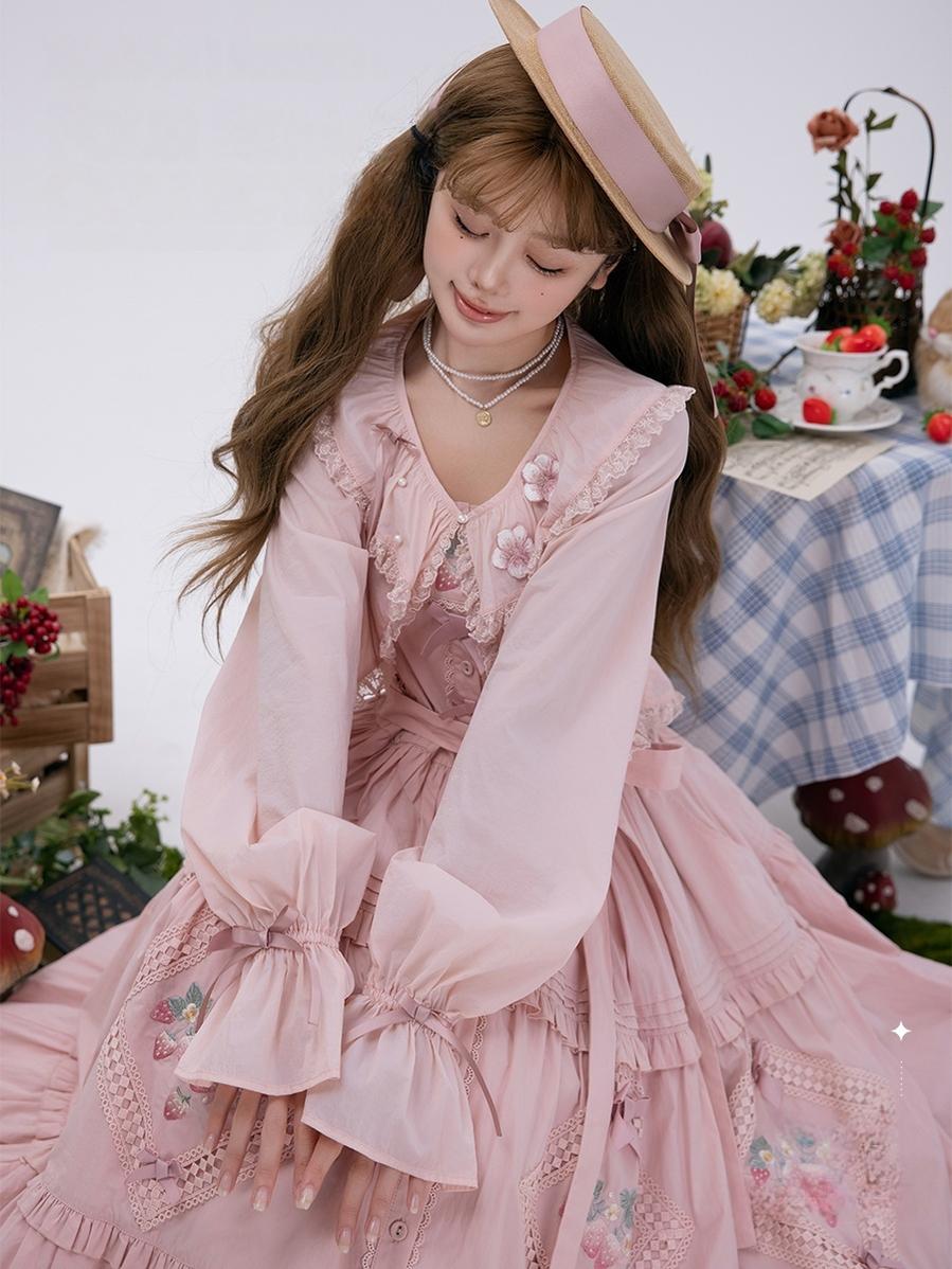 NyaNya - Four Seasons - UPF50+ Daily Lolita Light Cardigan With Embroidered Floral