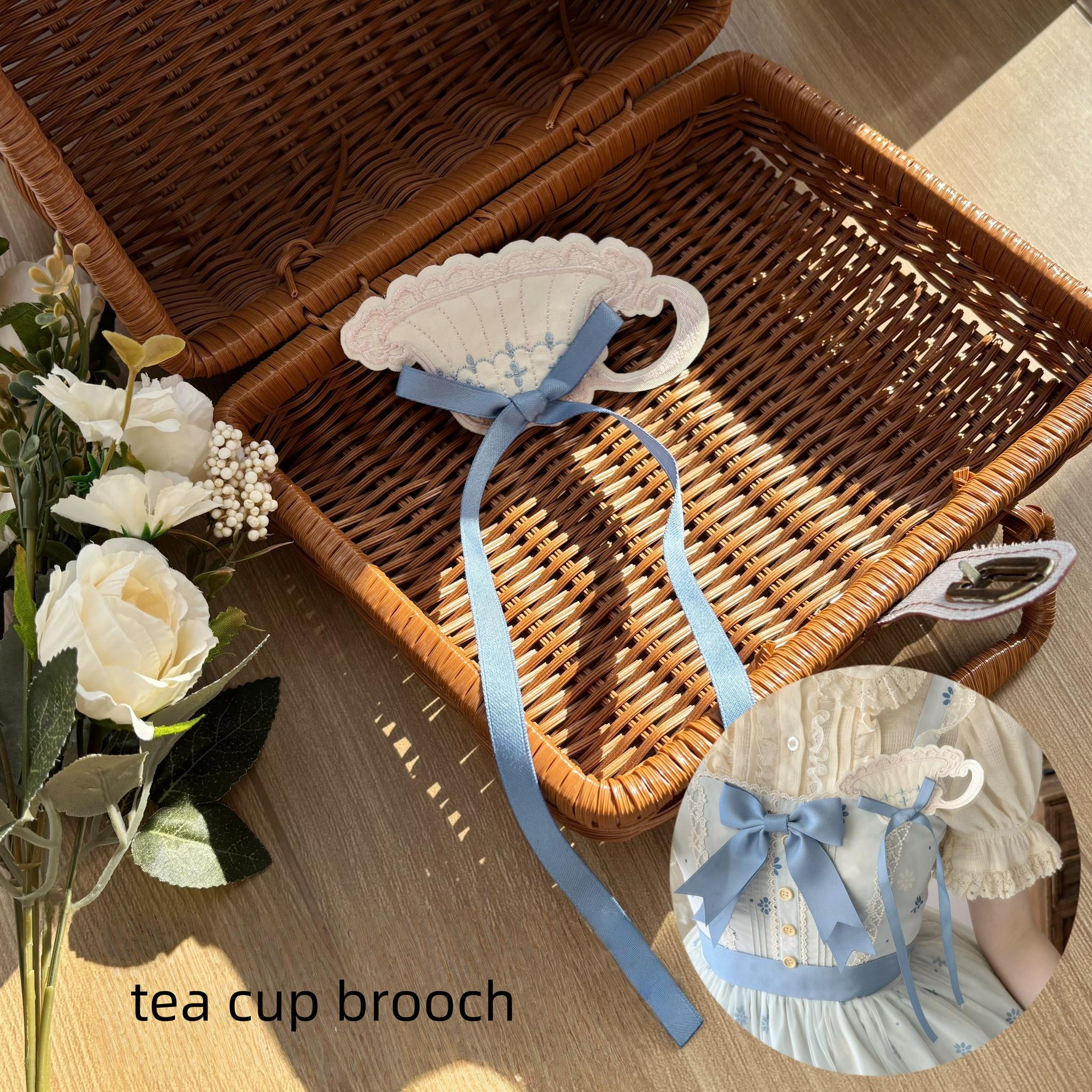 Uncle's Workshop - Veronica Spring Tea - Plate Printed Sweet Lolita Dress (L M S) 43485:778372