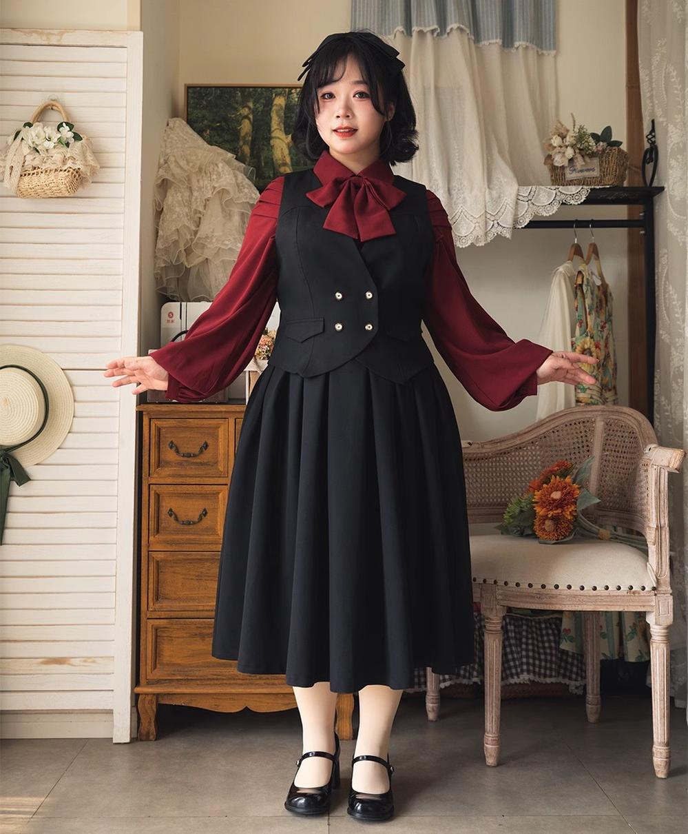 Forest Basket - Elegant Lolita Pleated Skirt 44547:812952