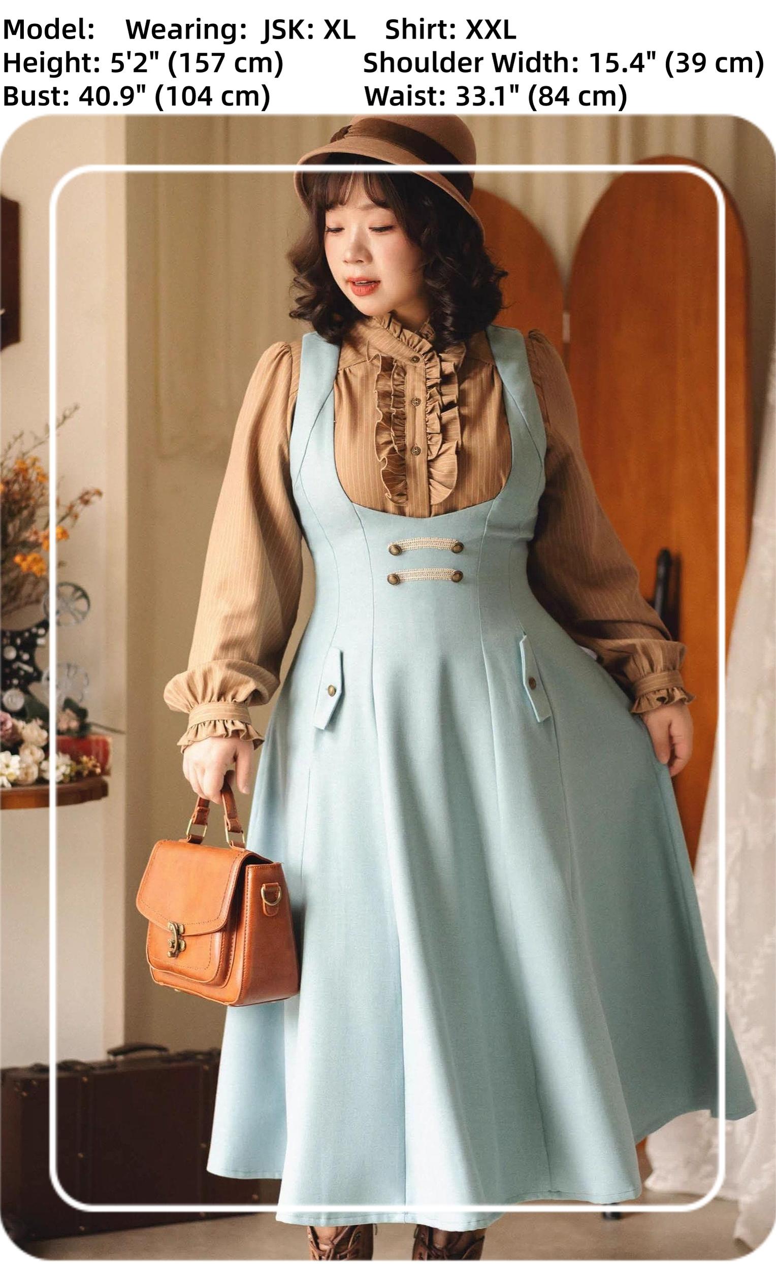 Forest Corridor - Classic Lolita Bust Supporting JSK, Waisted Shirt