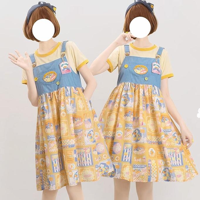 Miss Point - Daisy Lemon - Kawaii Lolita Lemon Print JSK Customized