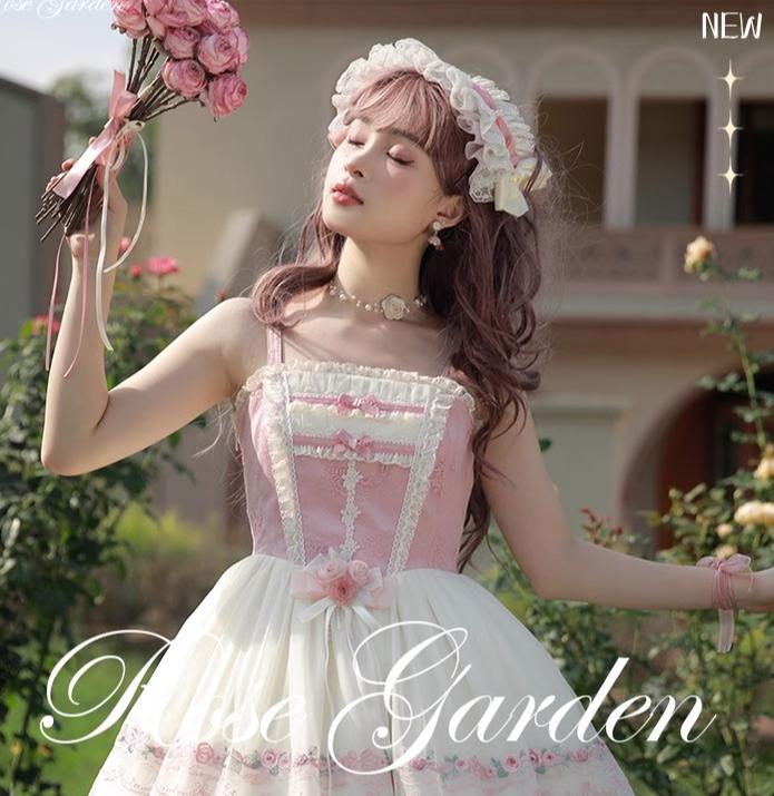 Mademoiselle Pearl - Rose Garden - Elegant Lolita Dress Bridal Floral Dress