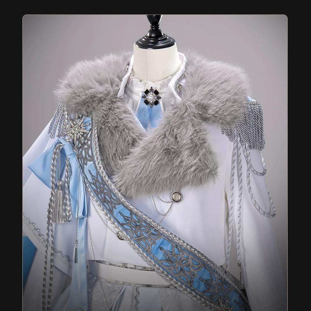 Canticle of Rites - Military Ouji Lolita Jacket & Shorts Set, Detachable Train 46053:873666