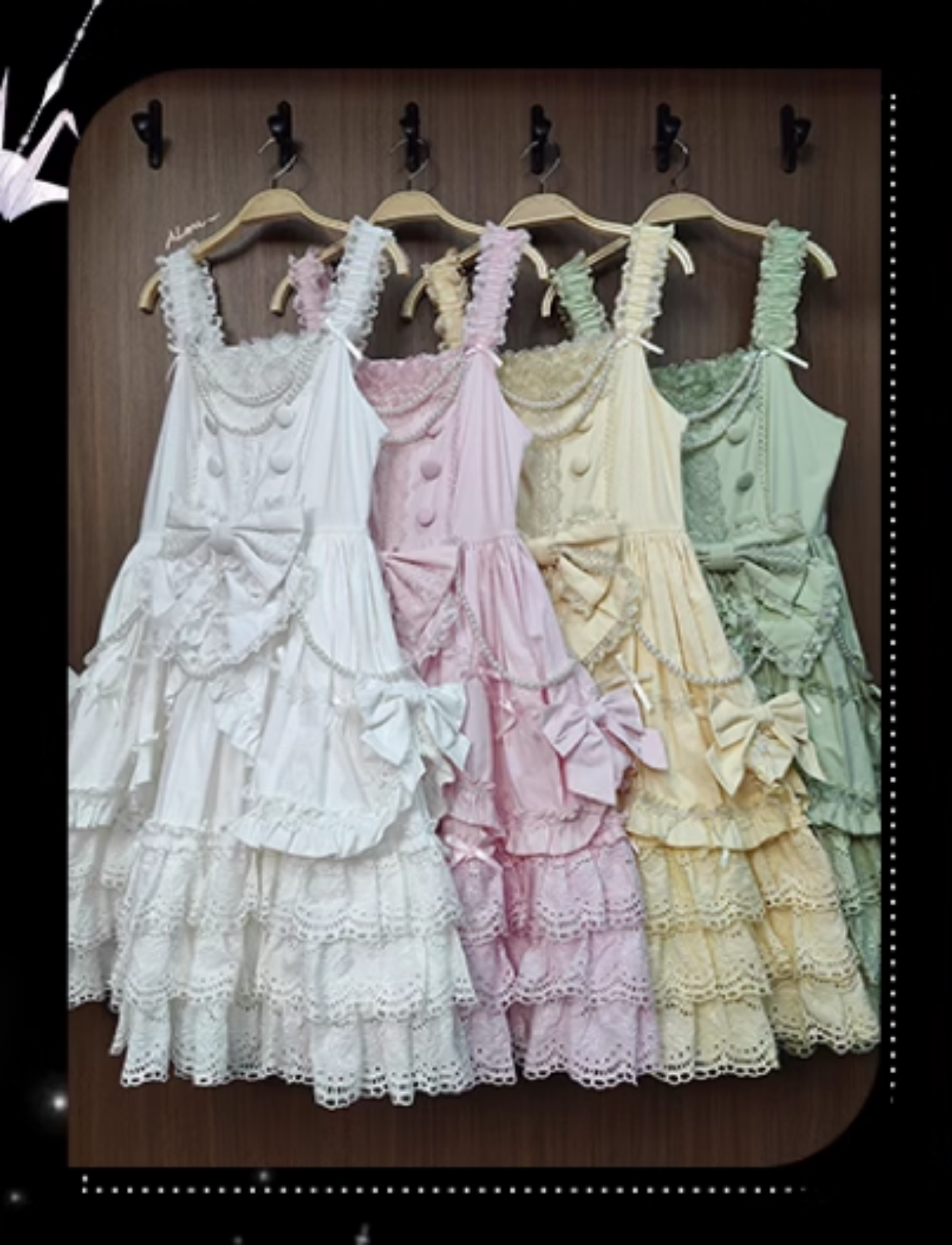 Plum Tree - Pure Love Language - Sweet Lolita Pearl JSK Princess Sleeves Blouse (L M S XL) 39084:615224