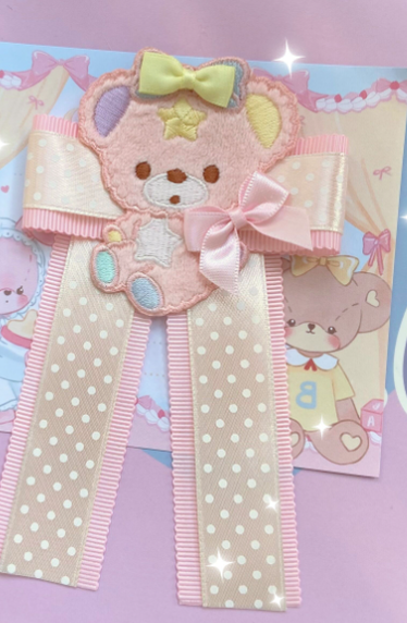 Bear Doll~1000SE~Lolita Sweet Corsage Hair Clip Pin Accessories 14912:196554