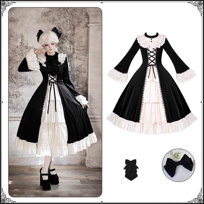 The Nutcracker - Winter Classic Lolita OP Dress, Front Opening (L M S) 44385:806464
