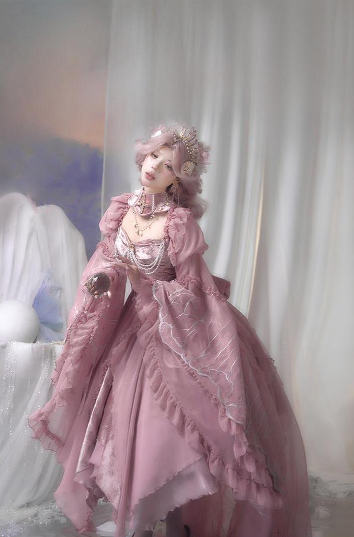 Atlantis - Gorgerous Classic Lolita Star Velvet JSK & Corset Skirt Set 45514:852595