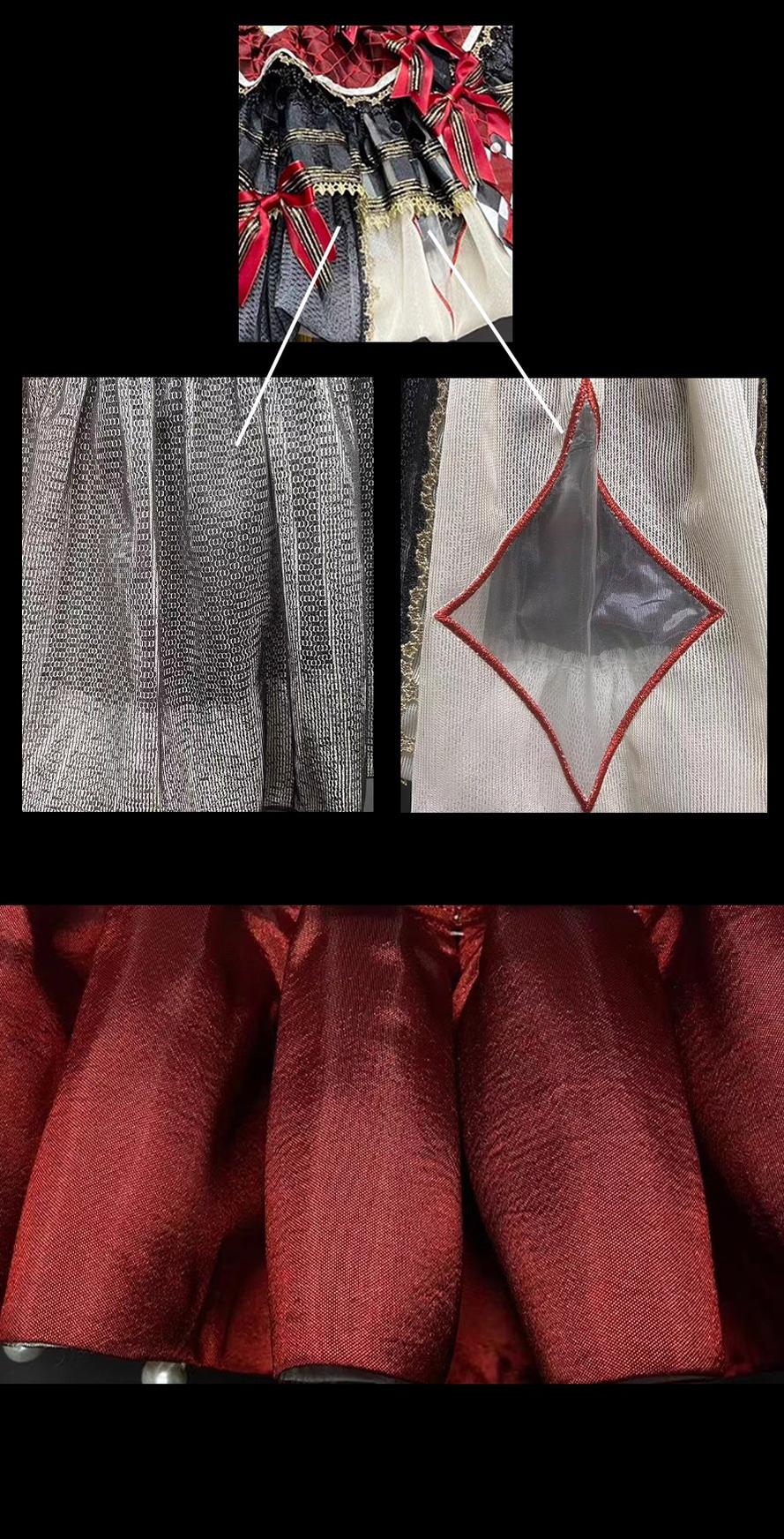 MieYe - Queen - Circus Inspired Lolita JSK Dress, Built-in Fishbone