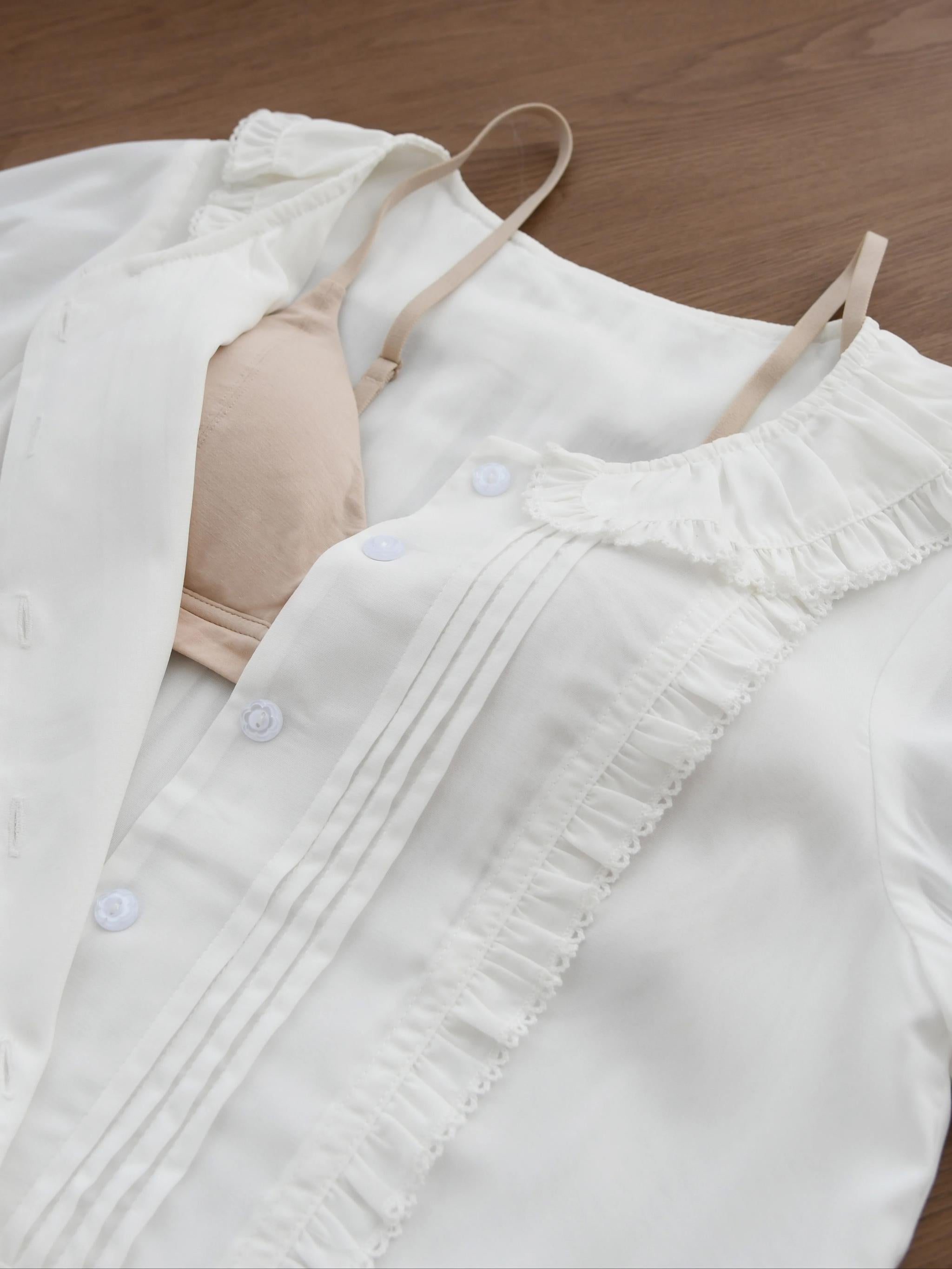 MIST - Perpetual Spring - Summer Sweet Lolita Blouse, Chiffon & Lyocell Options