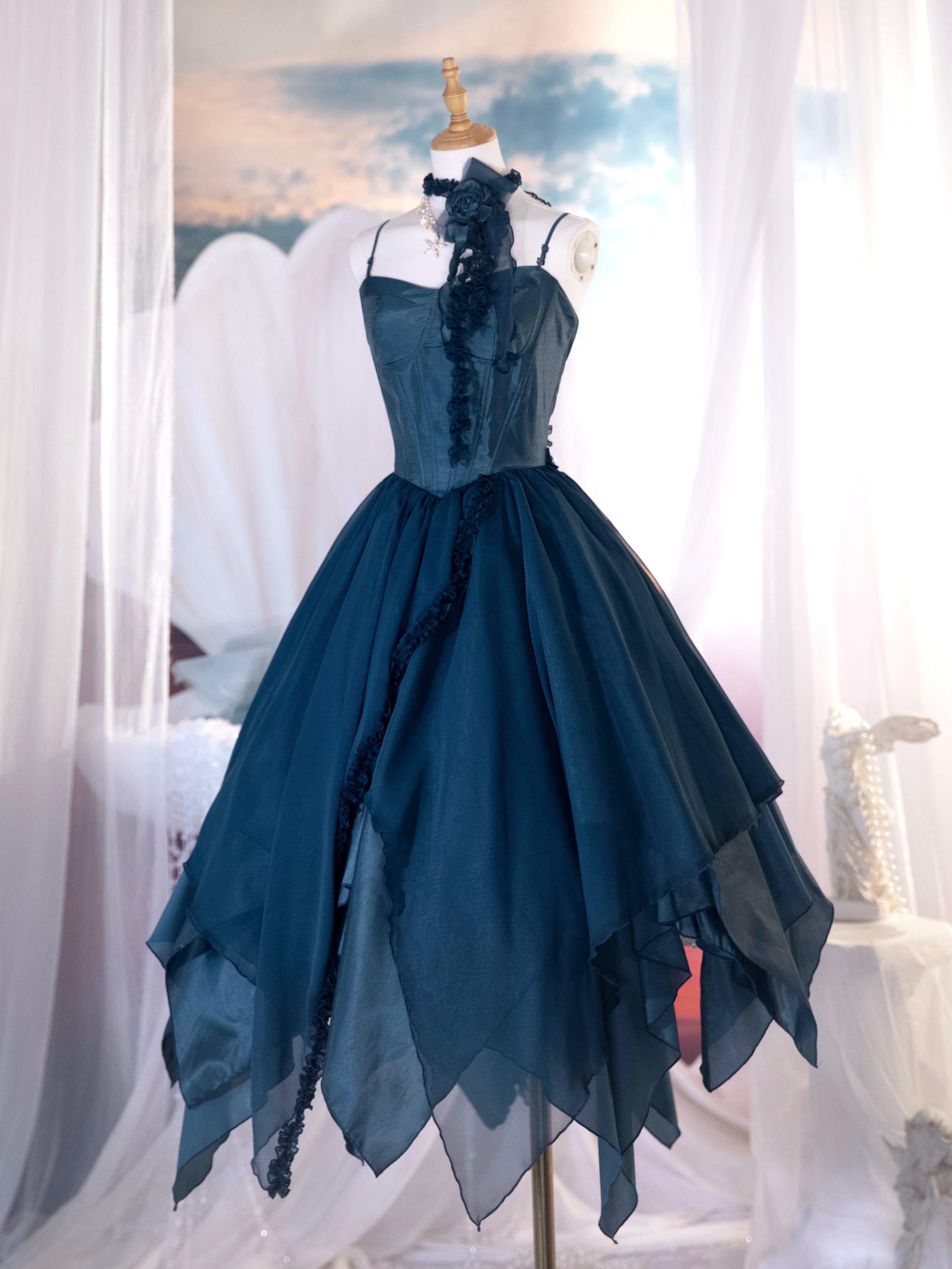 Atlantis - Gorgerous Classic Lolita Star Velvet JSK & Corset Skirt Set (L M S) 45514:852569