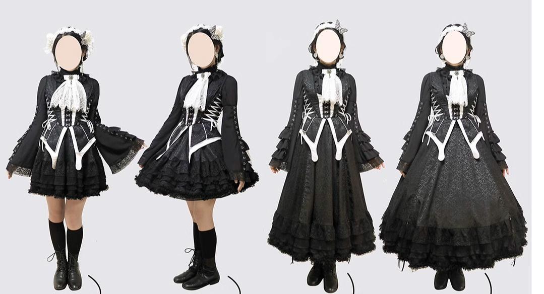 (BFM)MILU ORIG~Herbarium~Gothic Lolita Skirt Set Vest Blouse Multicolors 33392:417132