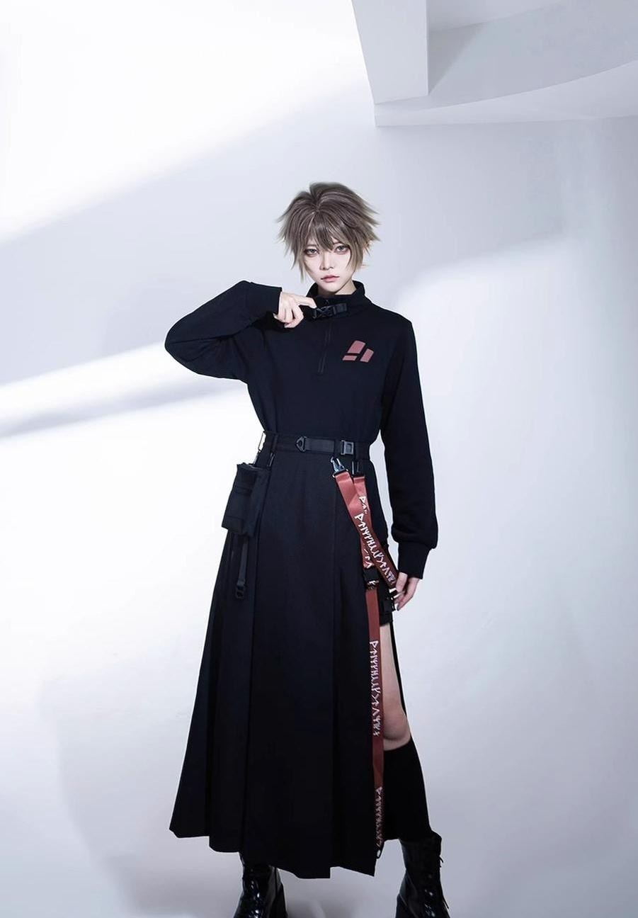 Princess Chronicles - Nameless Blade - Waste Soil Ouji Lolita Black Skirt