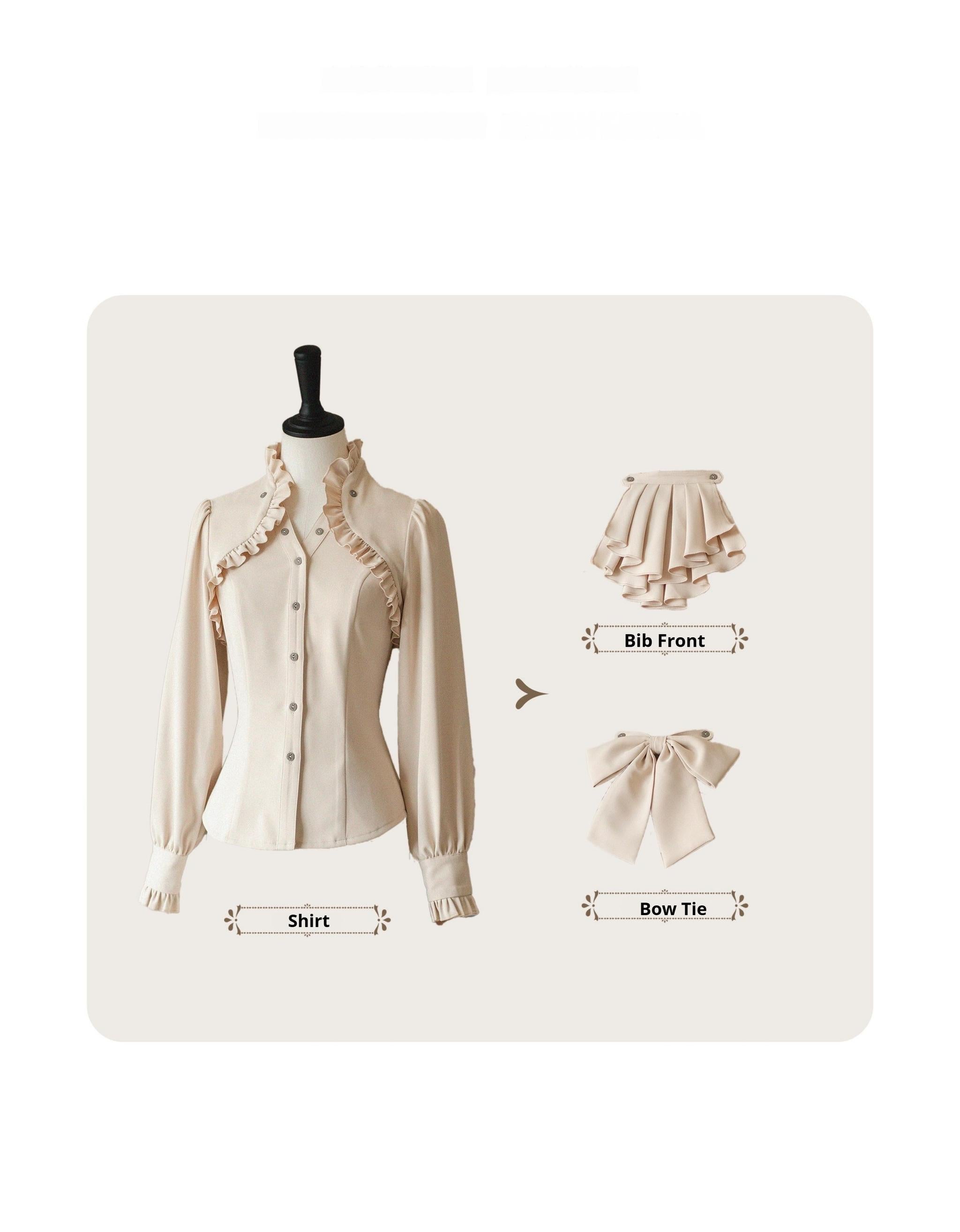 Forest Wardrobe - Forest Stationery - Classic Lolita SK Suit With Shirt And Coat 42087:729431