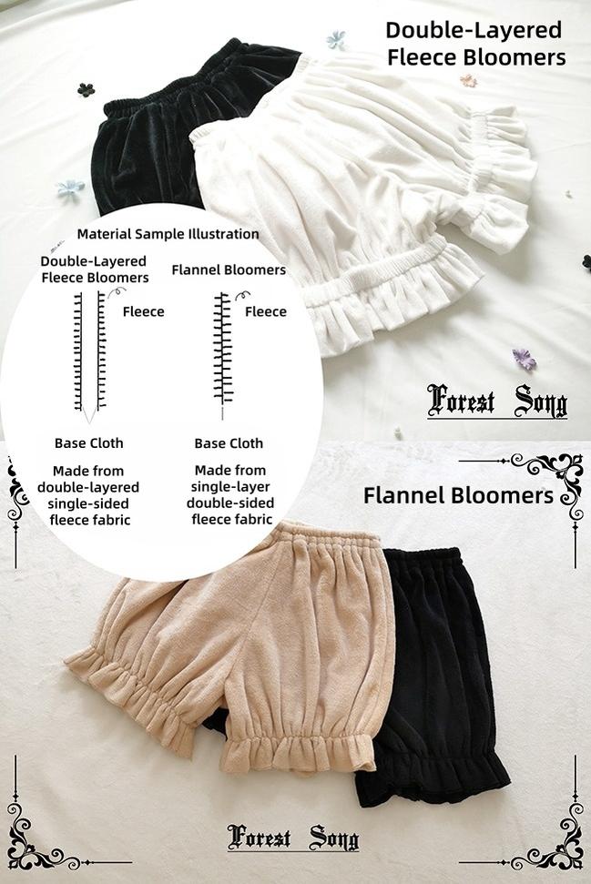Forest Song - Daily Lolita Bloomer Winter Lolita Pumpkin Pants