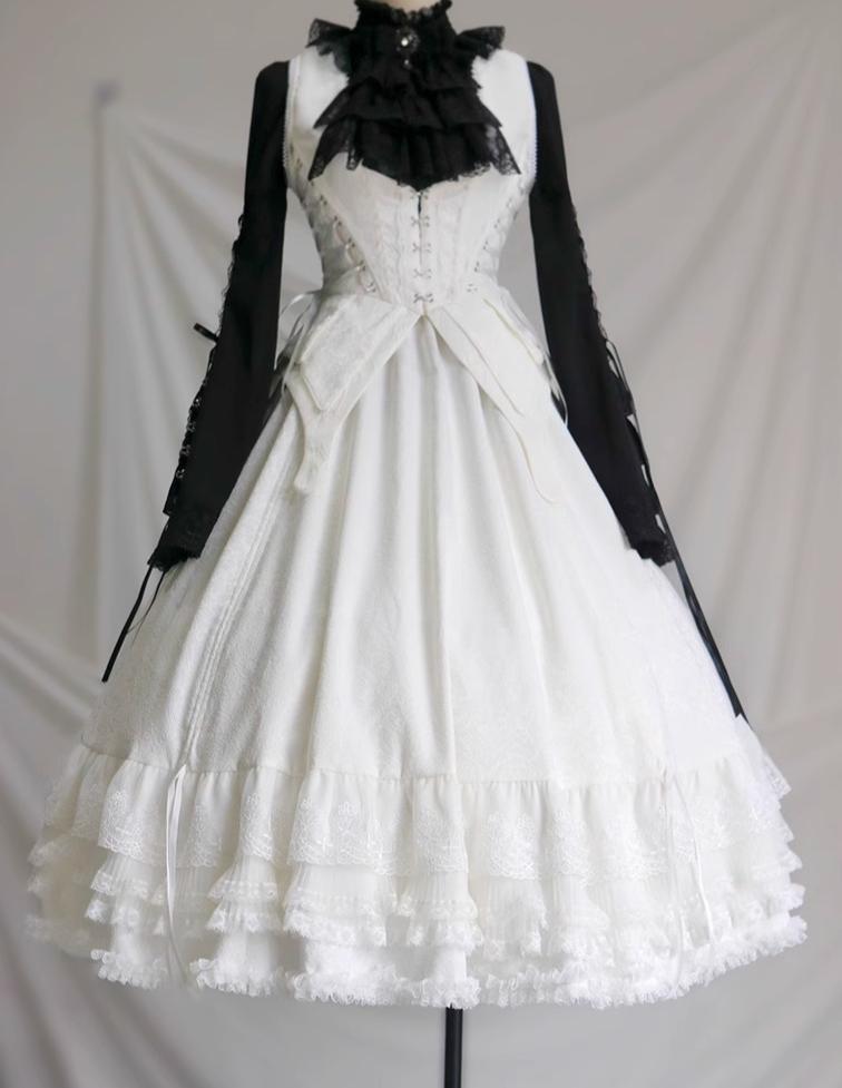 (BFM)MILU ORIG~Herbarium~Gothic Lolita Skirt Set Vest Blouse Multicolors 33392:417122