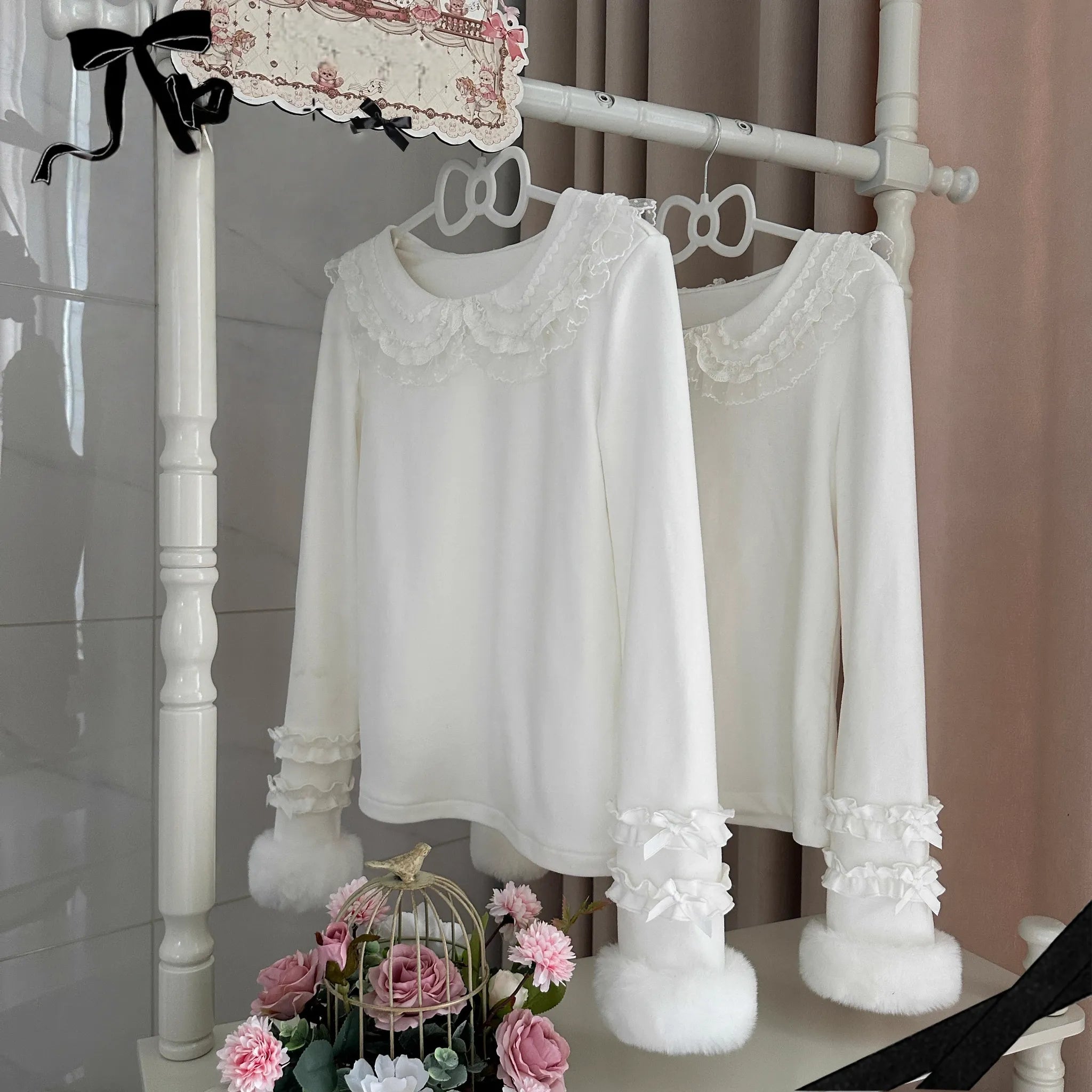 MeowMeow - Sweetheart - Thick Lolita Top, Peter-pan Collar 44241:800113