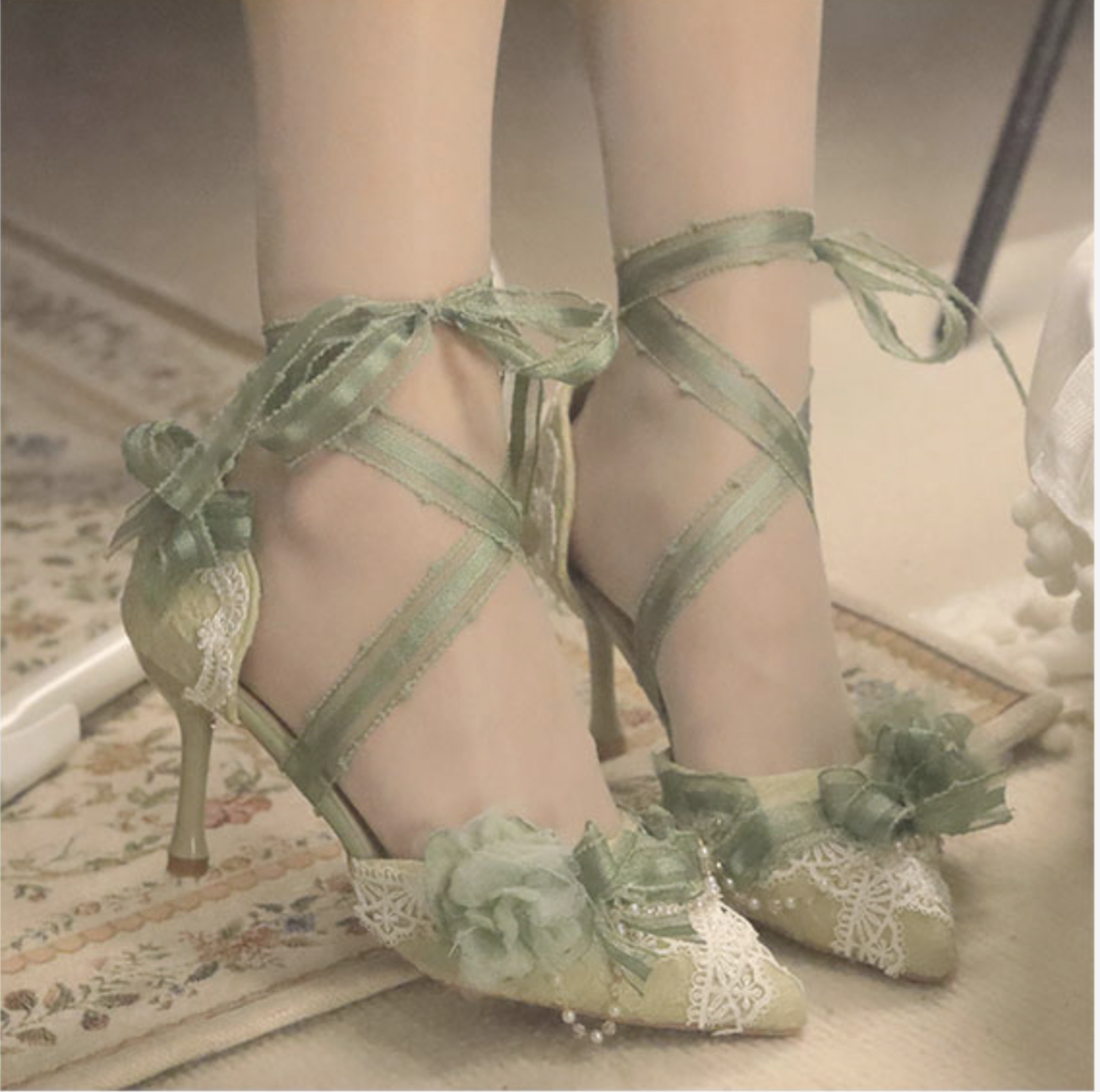 Sky Rabbit - Two - Fresh and Elegant Lolita Heels