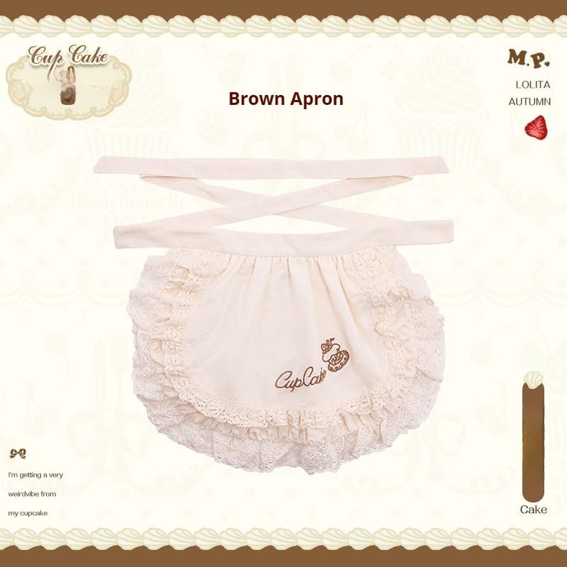 Mademoiselle Pearl - Cup Cake - Sweet Lolita OP Dress Kawaii Lolita JSK SK (L M S XL XS) 40370:658554