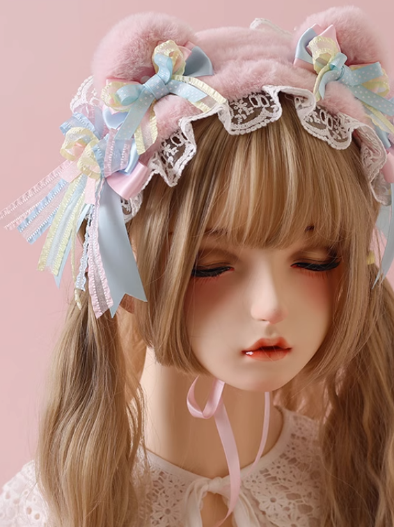 Xiaogui - Sweet Ice Cream - Sweet Lolita Bow Hair Accessories