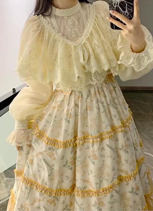 With PUJI~Love Poem~Classic Lolita Shawl 3-Color Versatile Spring Innerwear 34750:492298