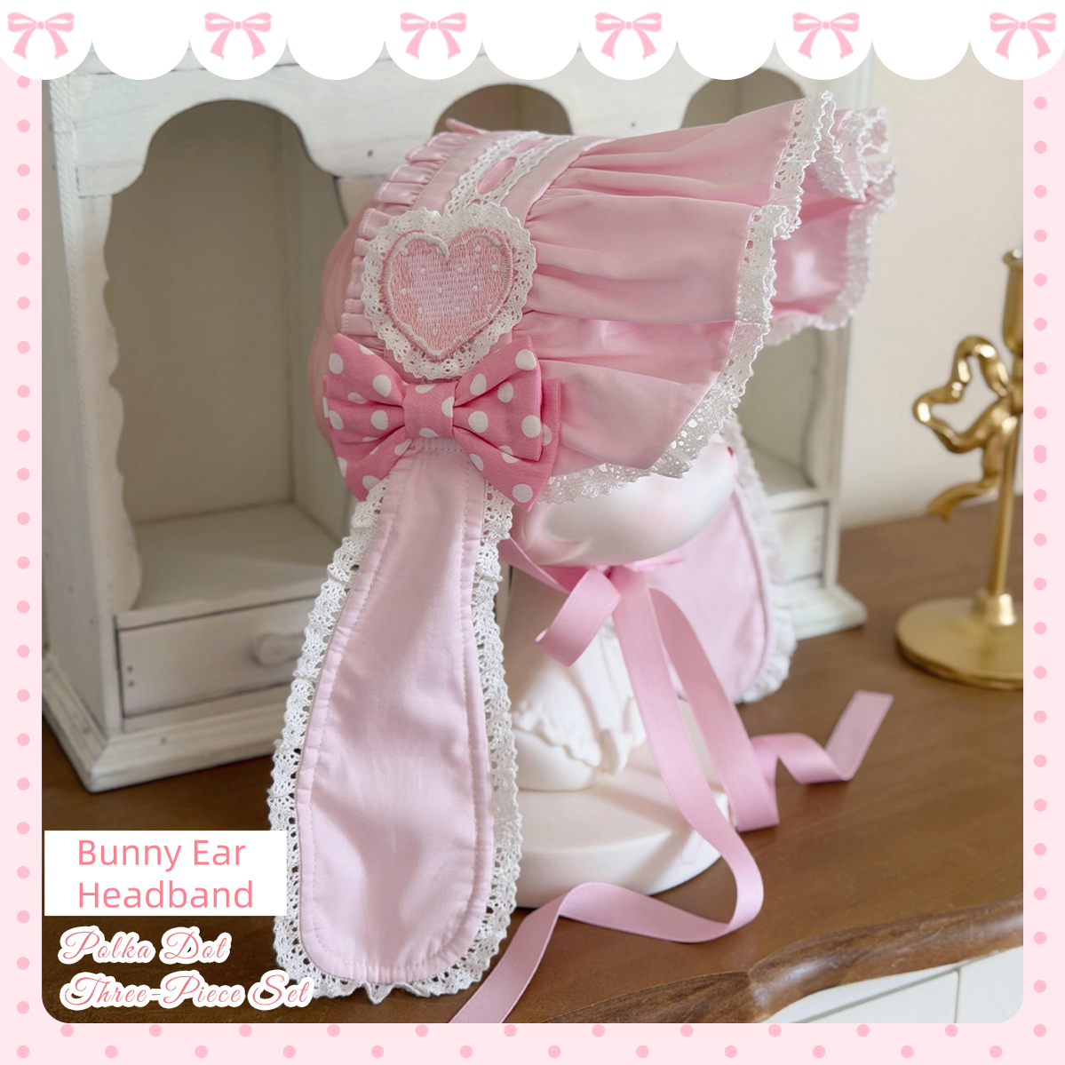 Cotton Sweet Lolita Polka Dot JSK & Salopette Dress (L M S XL) 45589:853476