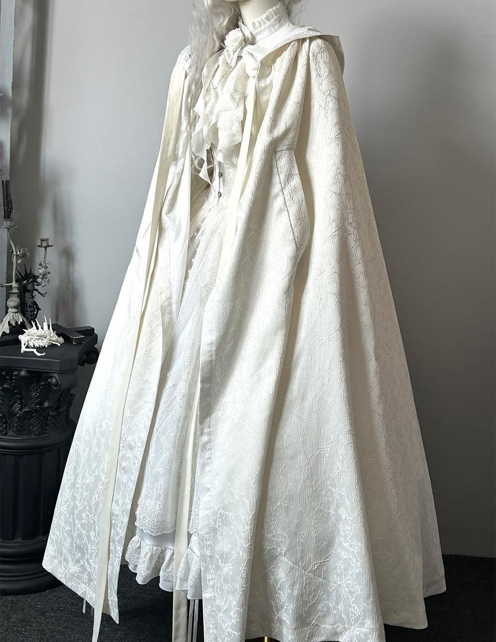 ZJstory~Gothic Lolita Cape Long-sleeved Shawl with Detachable Hood (L M S) 42129:734109