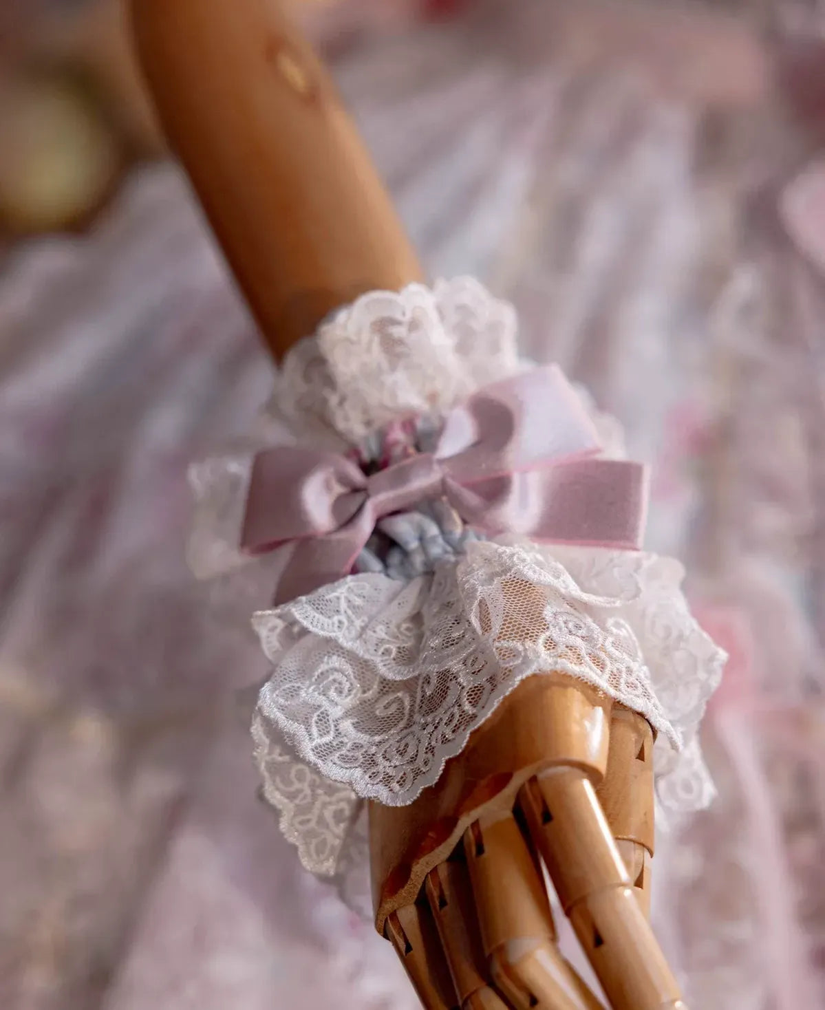 Palace Rose - Gorgeous Classic Lolita Rose Printed JSK Dress with Lace (L M S) 45729:859639