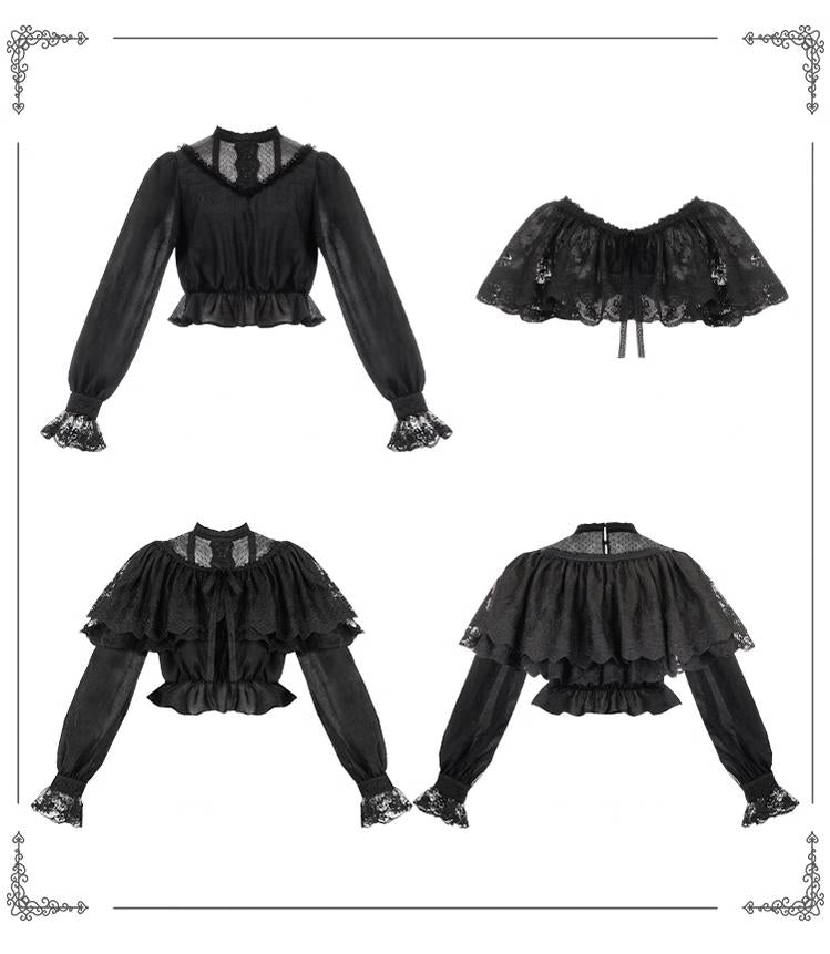 With PUJI~Love Poem~Classic Lolita Shawl 3-Color Versatile Spring Innerwear 34750:492304