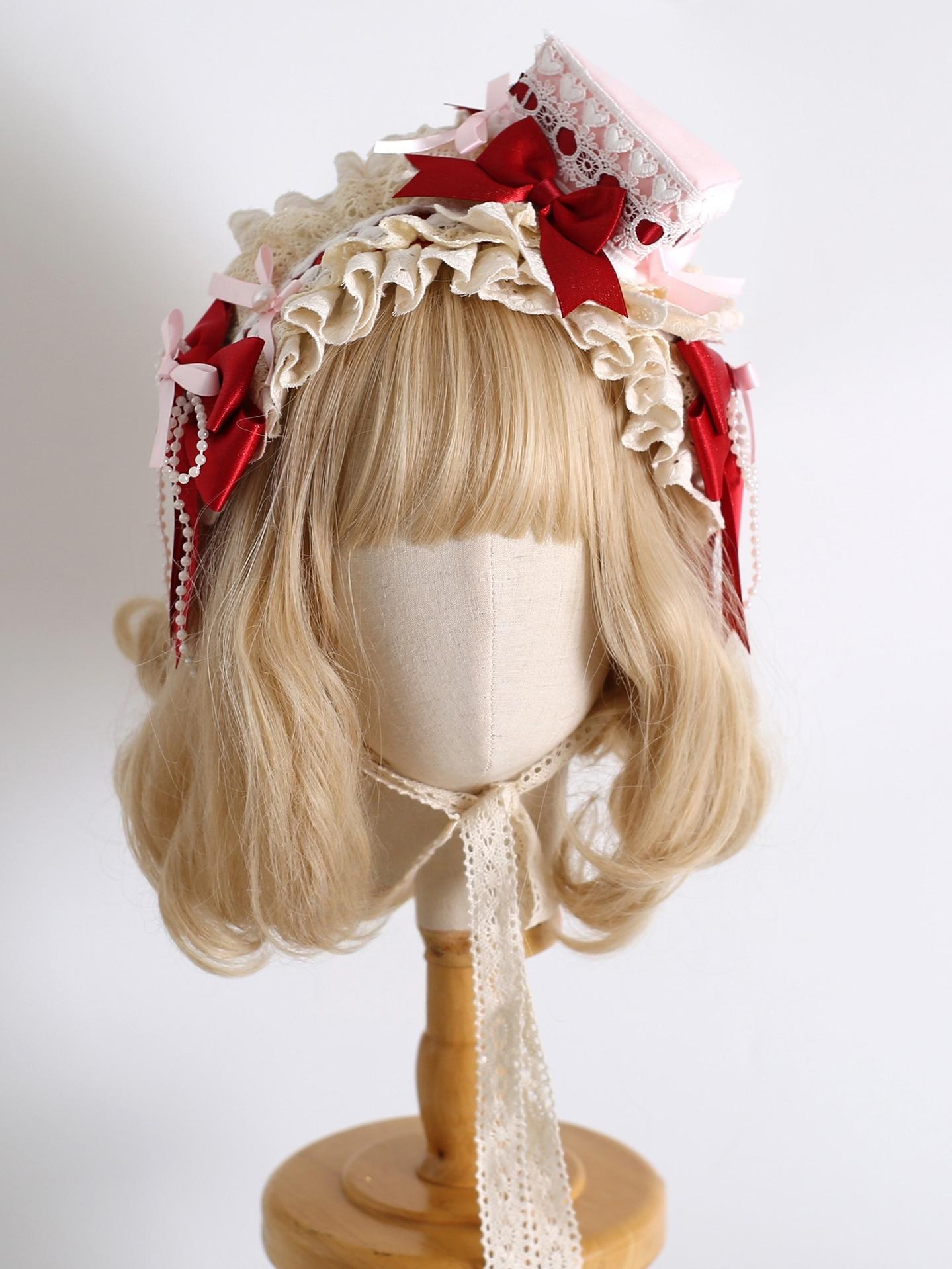 Xiaogui - Sweet Lolita Headdress, Triangle Cake Clip