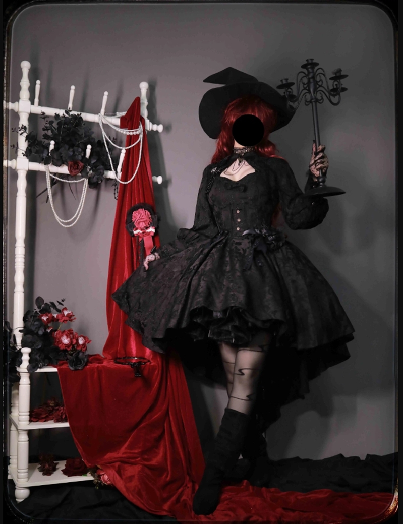(BFM)Strawberry Duck~Gothic Lolita Dress White Lolita JSK 29578:357464